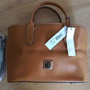 Dooney & Bourke Pebble Grain Brielle Satchel